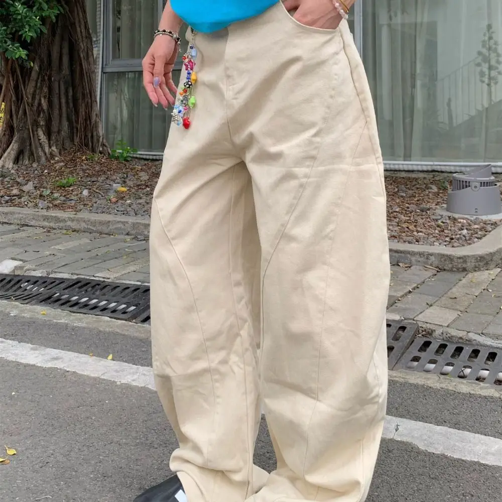 Soft High Waist Denim Jeans Loose Baggy Star Jeans Women Y2k Retro Wide Leg Cowboy Pants Party