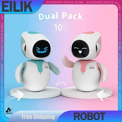 Eilik-電子デスクトップロボット,学習,インテリジェントなペットインテリジェンスの相互作用,クリエイティブ,カスタム,クリスマスプレゼント