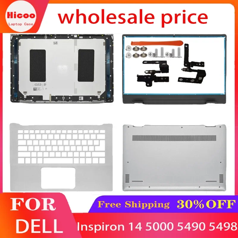 

NEW For Dell Inspiron 14 5000 5490 5498 C4VGP 0R0VH6 0X98GC Laptop LCD Back Cover/Front bezel/Palmrest/Bottom Case 14 5490 5498