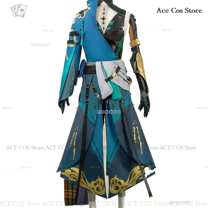 Wuthering Wellen Jiyan Ji Yan Cosplay Kostüm Perücke Spiel Anime Cosplay Halloween Party Kleidung neue Herren Phantasie Outfit