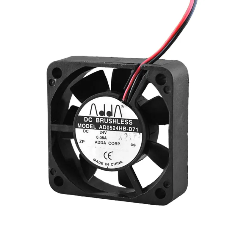 ORIGINAL AD0524HB-D71 24V 0.08A 5015 50*50*15mm KIPAS PENDINGIN BARU RADIATOR