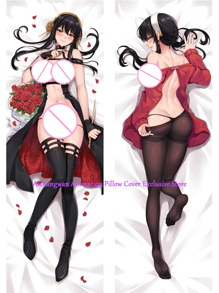 

Dakimakura Anime Pillow Cover Yor Forger Double Sided Print 2Way Cushion Bedding Festival Gifts Gifts