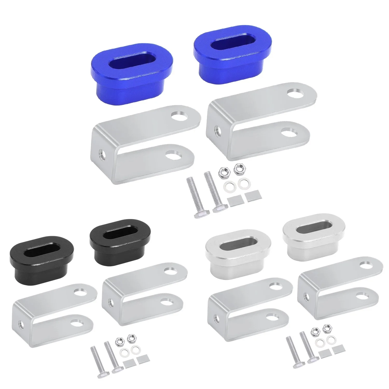 Aluminium kettingelasticiteit regelset voor LOSI 1/4 Promoto-MX RC motorfiets upgrade-onderdelen