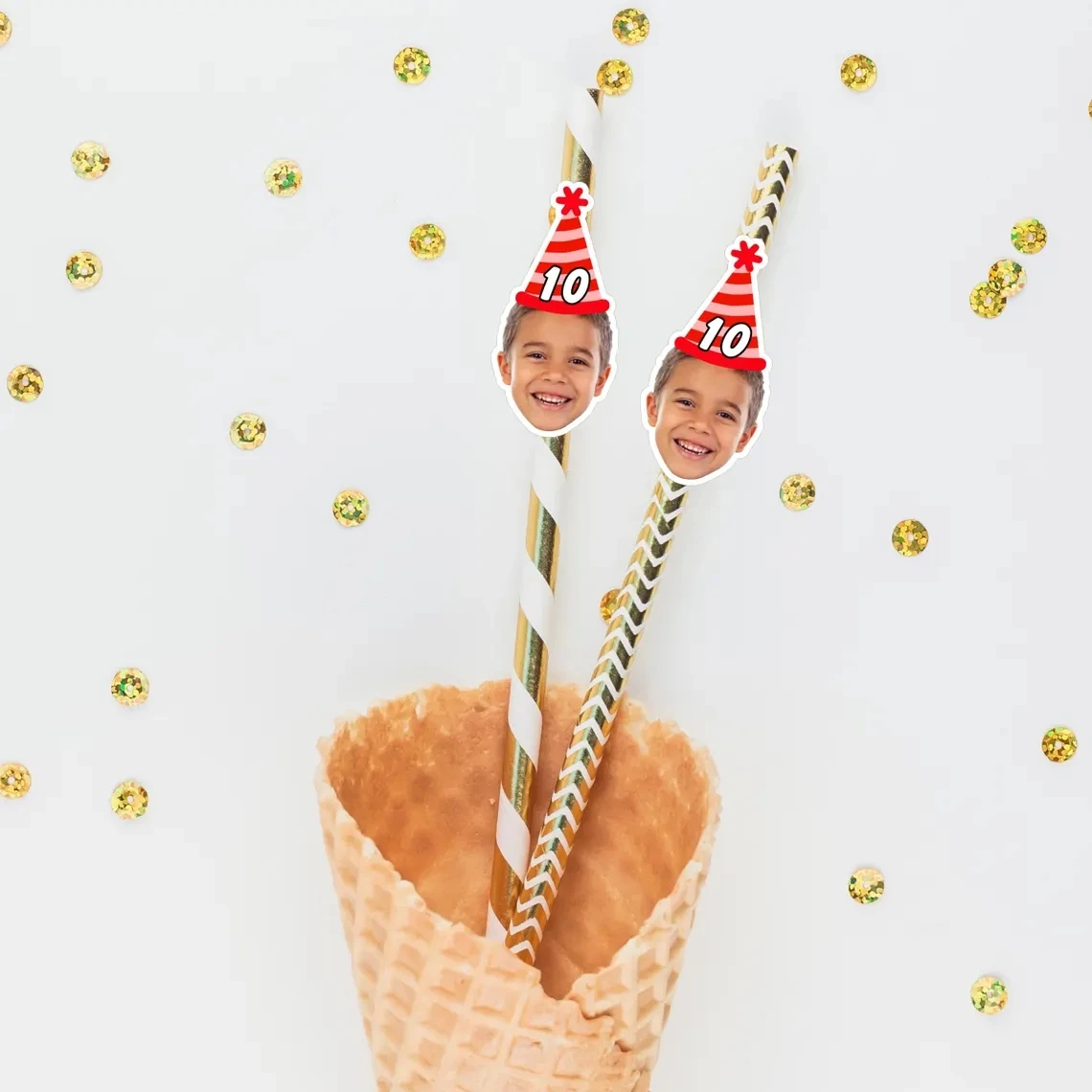 Custom Face Straws Party Straws Birthday Straws Kids Birthday Straws 30th Birthday Straws Personalized Face Party Decorations