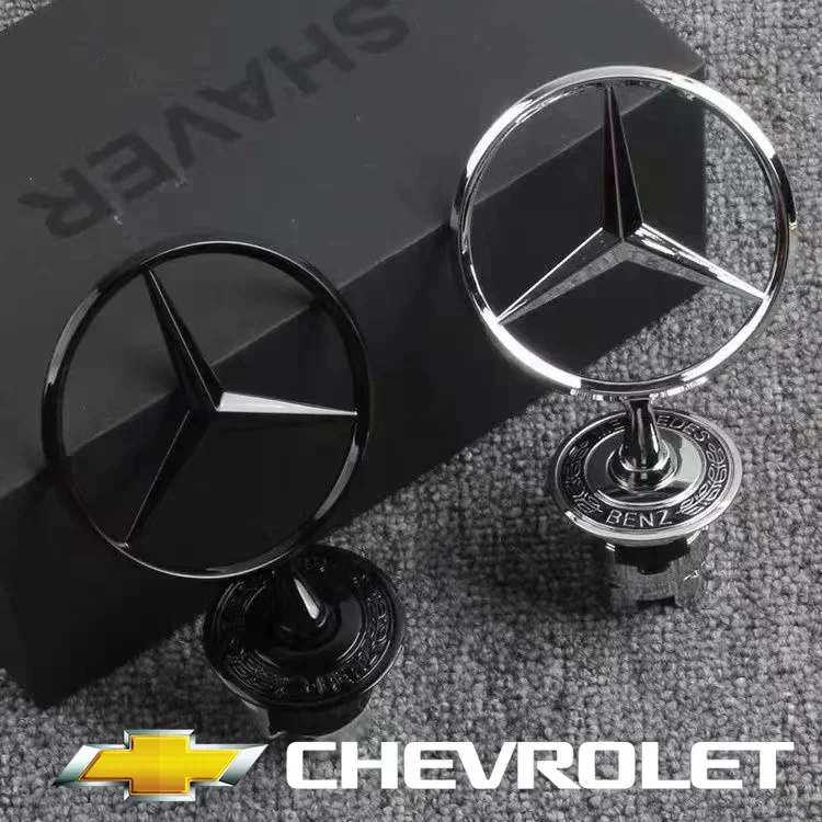 

Car Hood Front Chrome Logo Hood Marking Star Bonnet Badge For Mercedes Benz C E S Class W204 W212 W220 W210 W221 Accessories
