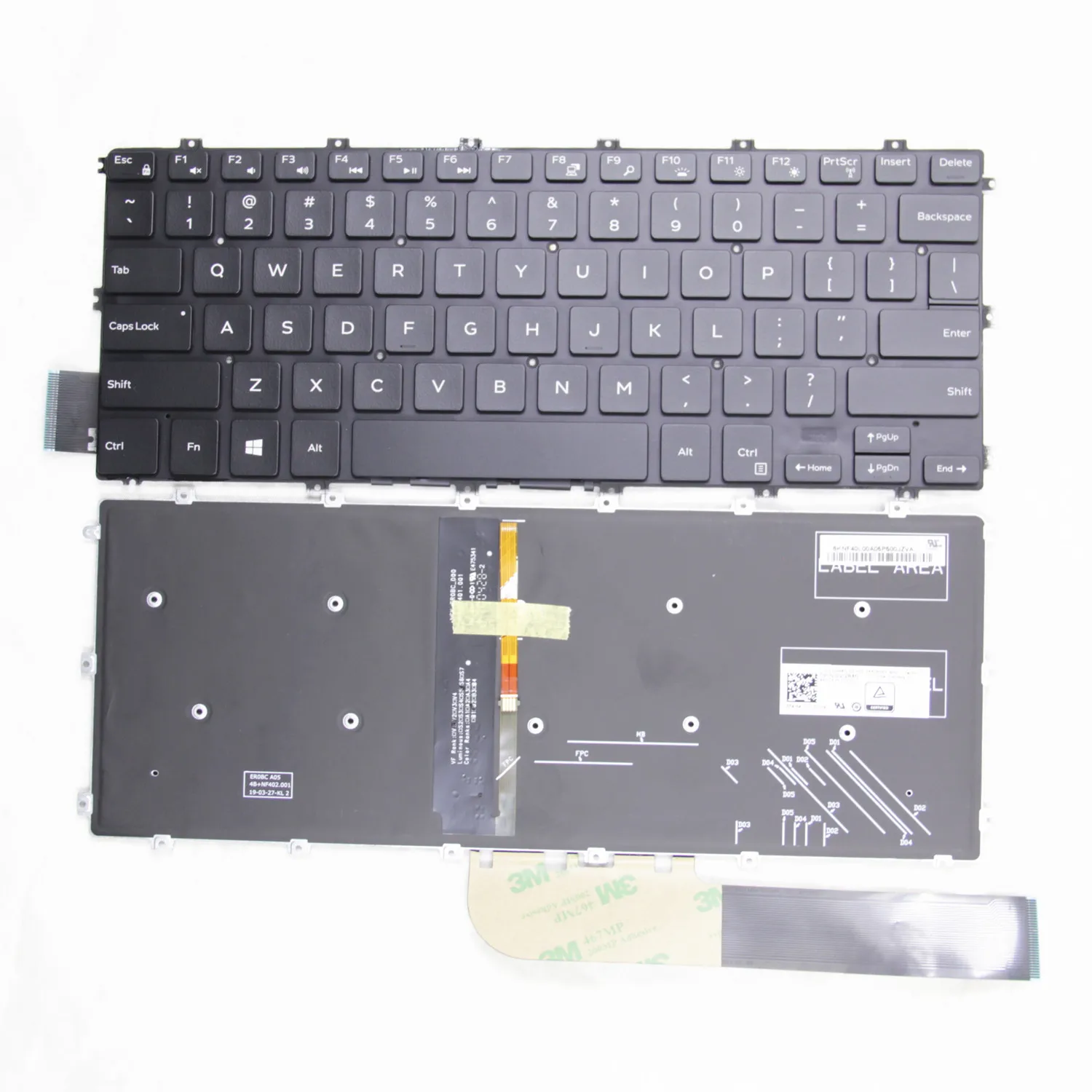 New Original US For Dell Inspiron 14-5480 5482 5485 5488 15-5580 5588 7580 7588 P92G P91G P76F English Laptop Keyboard Backlit