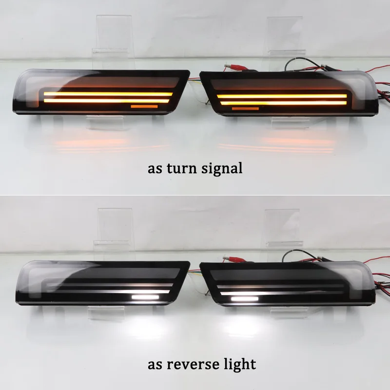 Rear Fog Lamp For Suzuki Alto 2016 - 2022 4-in-1 Functions LED Rear Bumper Light + Brake Light + Turn Signal + Reverse Light