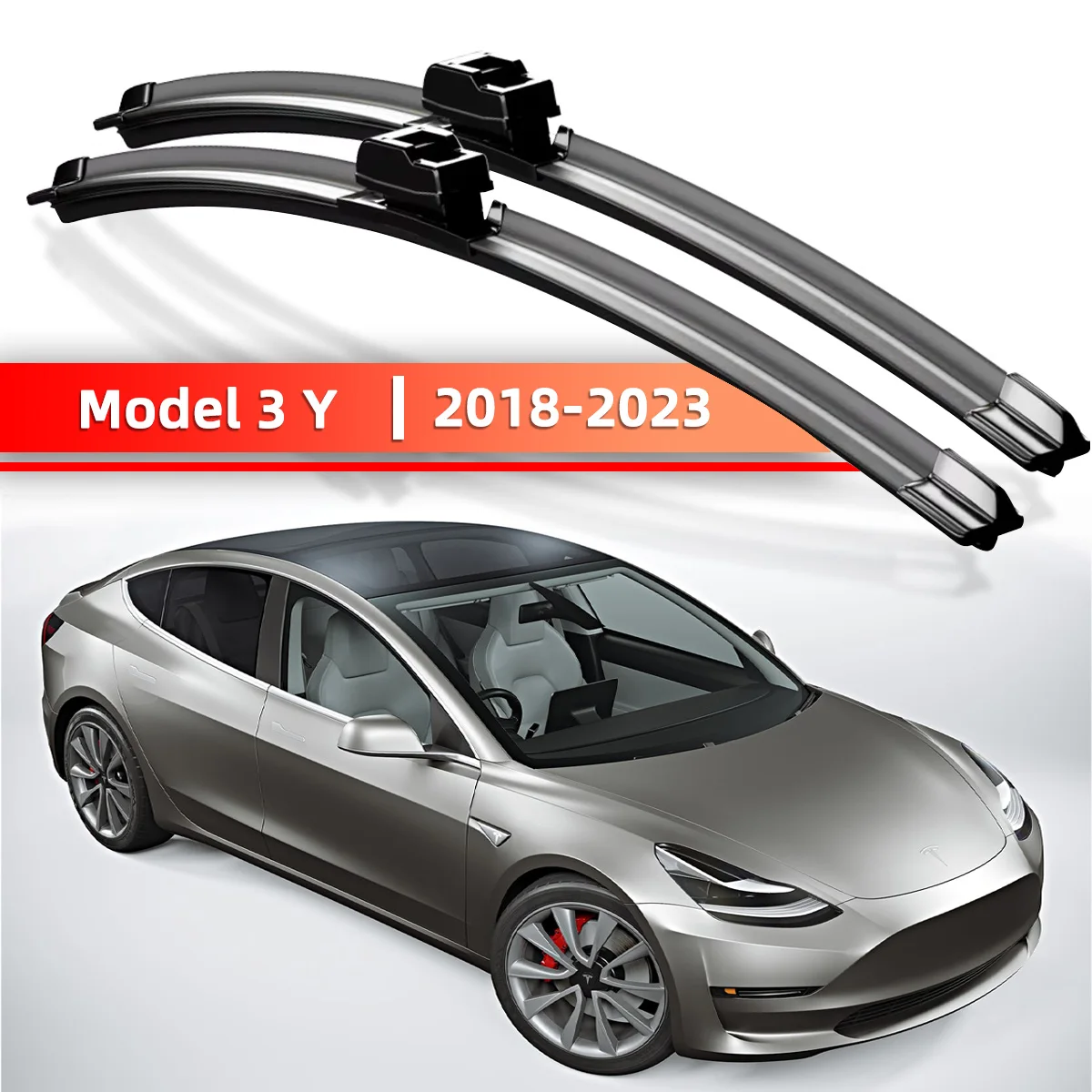 

2PCS Car Windshield Wiper Suitable For Tesla Model 3 Y 2018-2023 Car Windshield Window Accessories 2018 2019 2020 2021 2022 2023