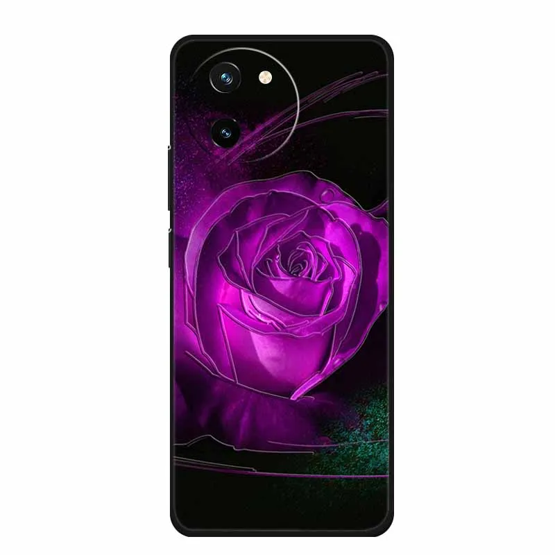 3D Emboss Case For Vivo T3x Phone Case Relief Flowers Shockproof Silicone Soft Coque For Vivo Y200i T3x Back Cover Case Fundas