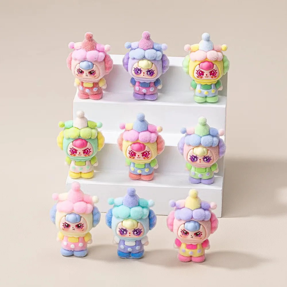 9pcs/Set Baby three Figure Toy Circus Series Figurine Desktop Decoration Model Ornaments Toys Boys Girls Christmas Gifts