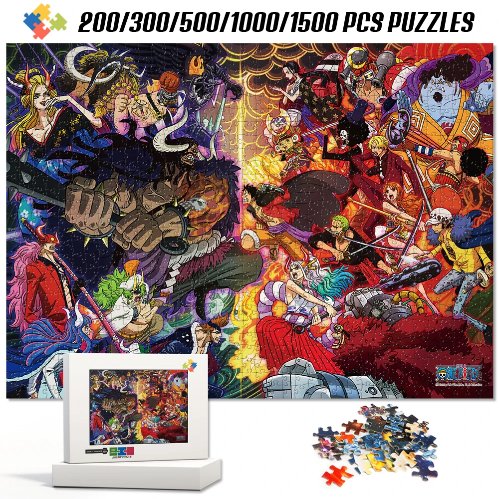 

Anime One Piece Puzzle Wooden Jigsaw Sudoku Logic Game Brain Teaser Training Toy Portable Travel Game Diy Handmade Gift for Fans