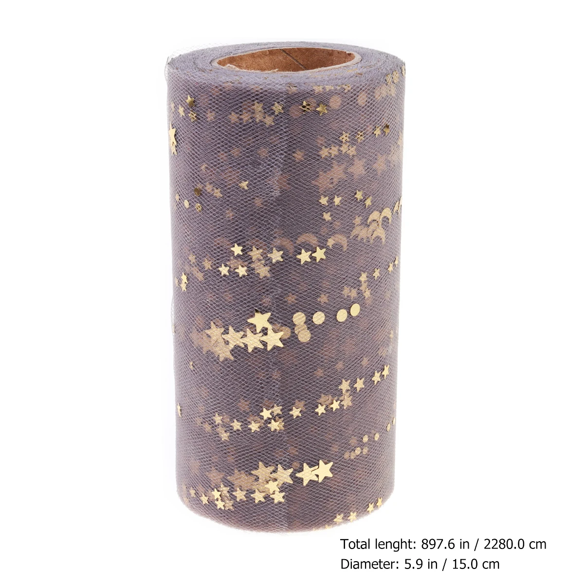 

2280x15cm Elegant Sequins Table Skirt Gauze Light Purple Wedding Party Desk Decoration Reusable Event Table Skirt
