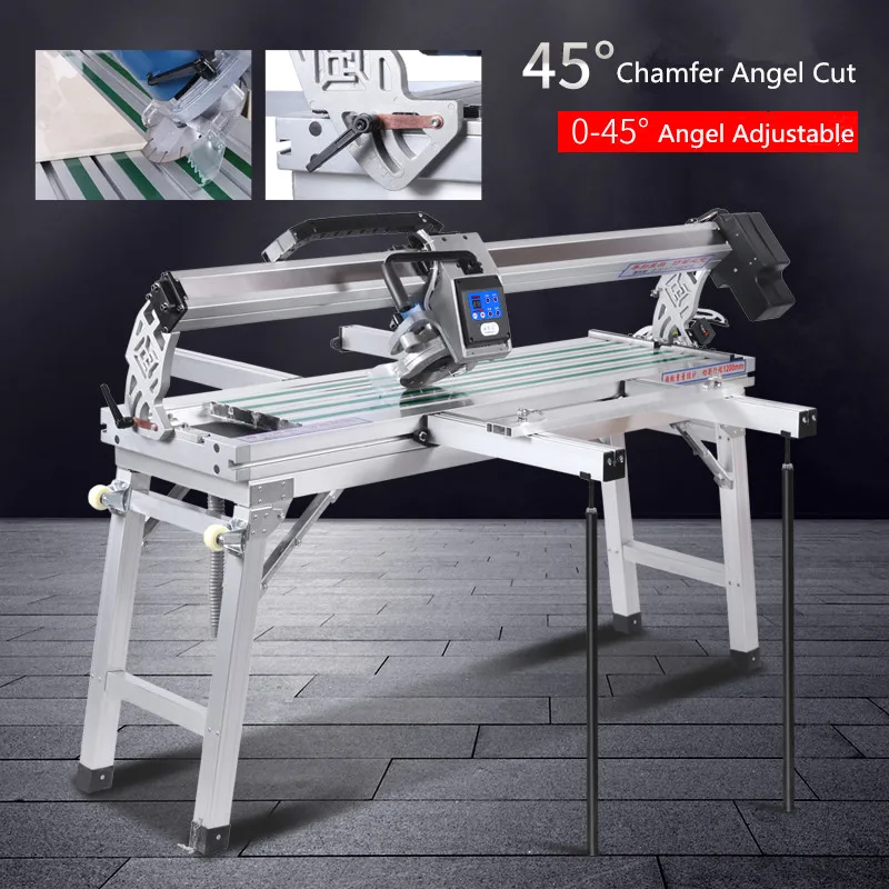 1200mm 1600mmElectric Desktop automatic Tile Cutter  Saw Multifunctional Ceramic machine