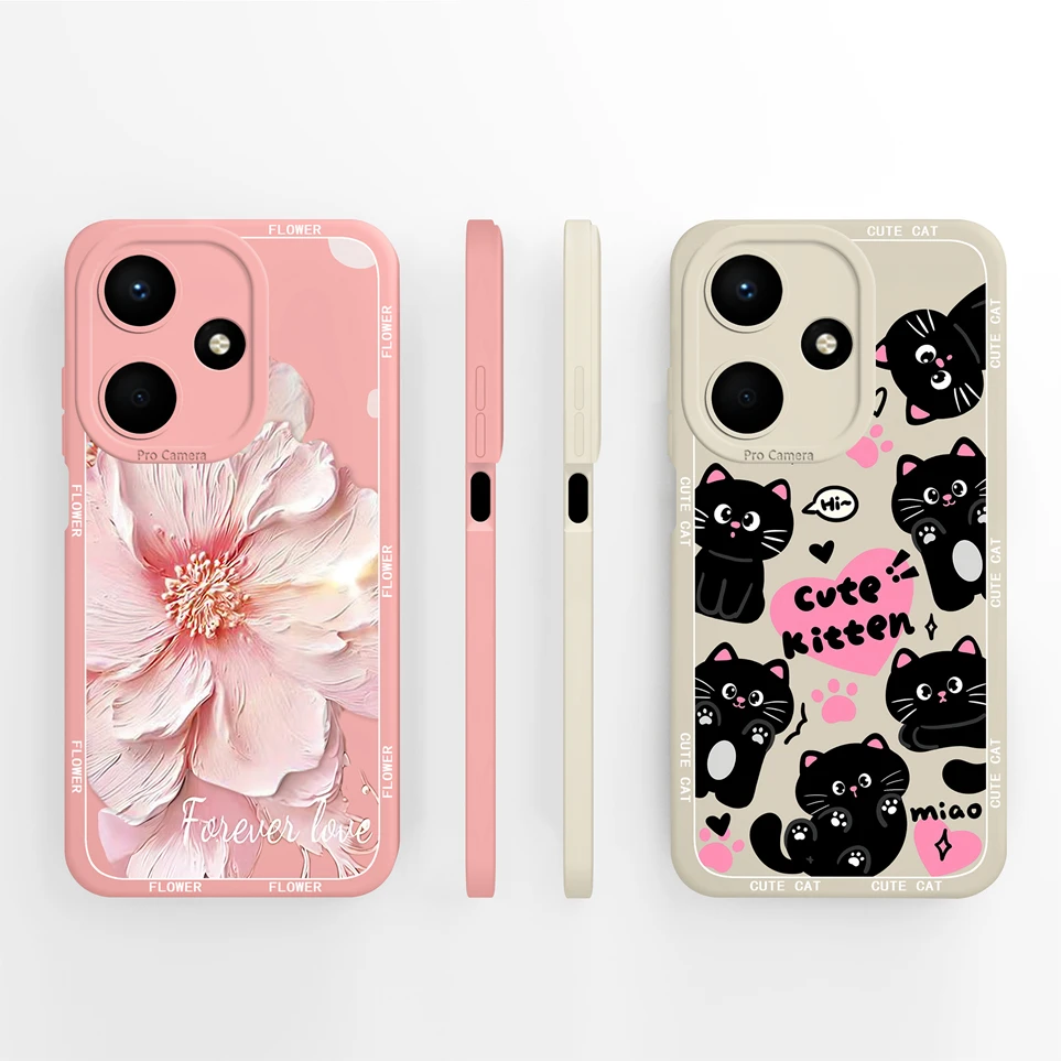 حافظة لهاتف انفينيكس هوت 30 30i 30 بلاي كوكه فراشة باندا غلاف حماية من السيليكون الناعم لهاتف Hot30 Play Funda Hot30i حافظات Carcas