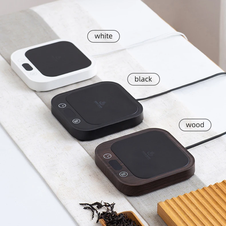 35W Riscaldatore di tazze Scaldatazze da caffè Piastra riscaldante elettrica Pad riscaldante 4 marce Sottobicchiere scaldino di temperatura per acqua di tè al latte 220V