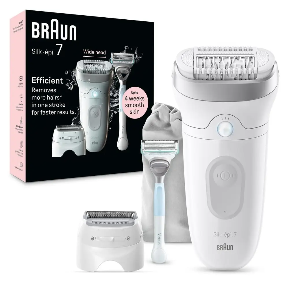 Epilator, Wet & Dry, Lasting Smooth Skin, SE7-141