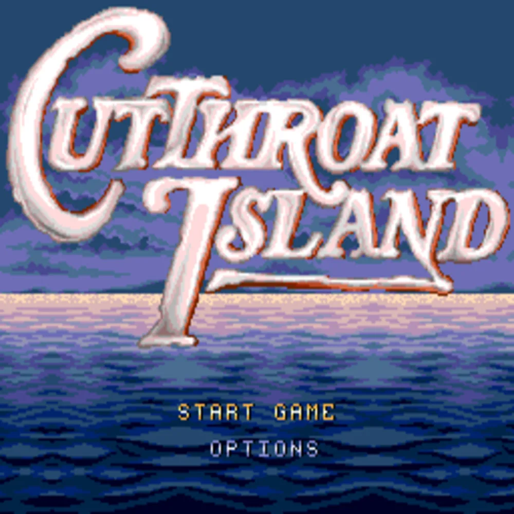 Cut Throat Island  16bit MD Game Card For Sega Mega Drive For Genesis System