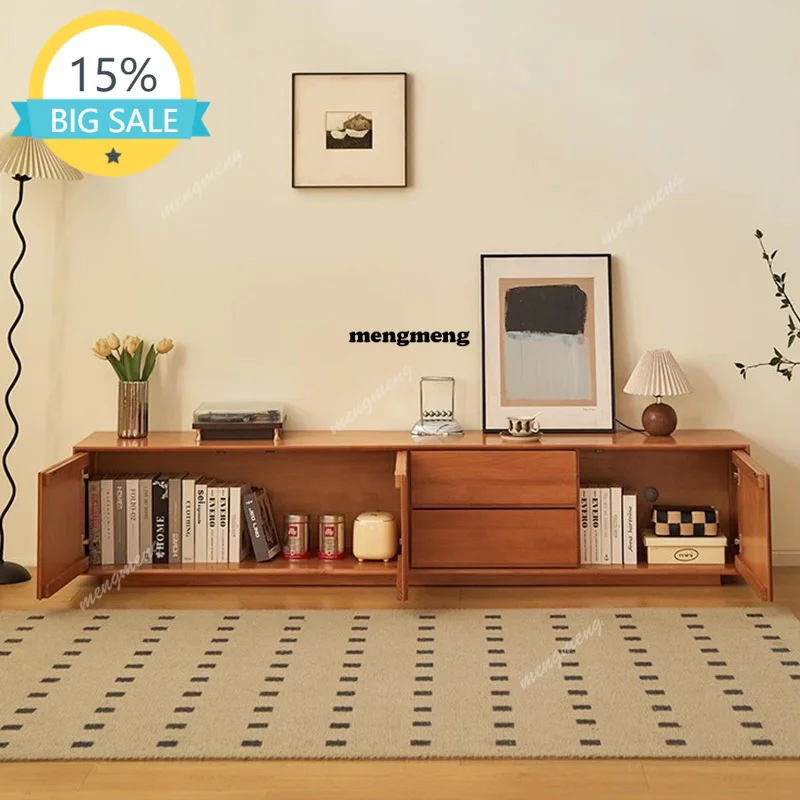 

M53 Wood Aesthetic Tv Stands Storage Organizer Universal Cabinets Tv Table Living Room Designer Suporte Para Tv Replica Furnitur