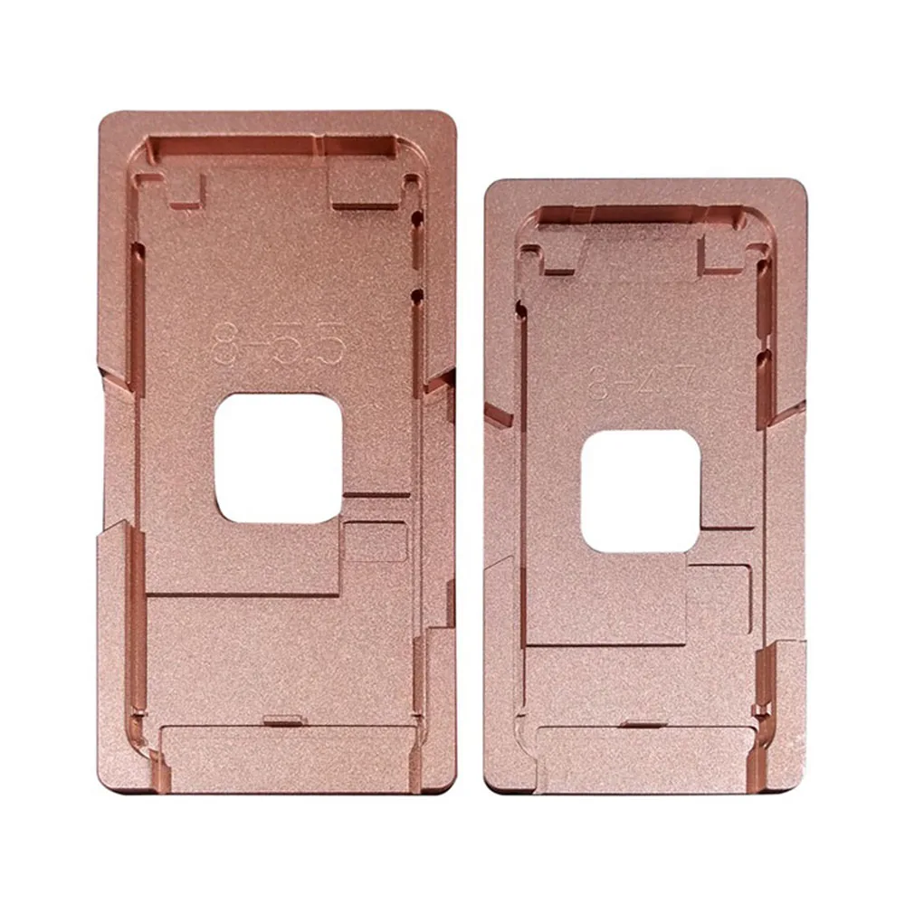 ด้านหน้าด้านนอกกระจกหน้าจอ LCD ตำแหน่งแม่พิมพ์สำหรับ iPhone X Xs XsMax 11Pro 12การจัดตำแหน่ง OCA Location โลหะแม่พิมพ์โทรศัพท์ซ่อมเครื่องมือ