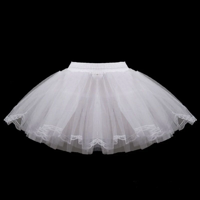 Flower Girls sottoveste Sottogonna Cosplay Party bambini bambini Enfant Fille Lolita Ballet Tutu gonna Enaguas sottowill Mini