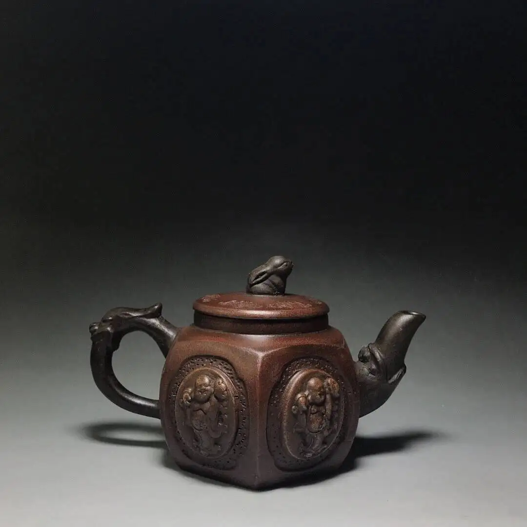 Chinese Yixing Zisha Clay Handmade Exquisite Teapot Official Product 400C