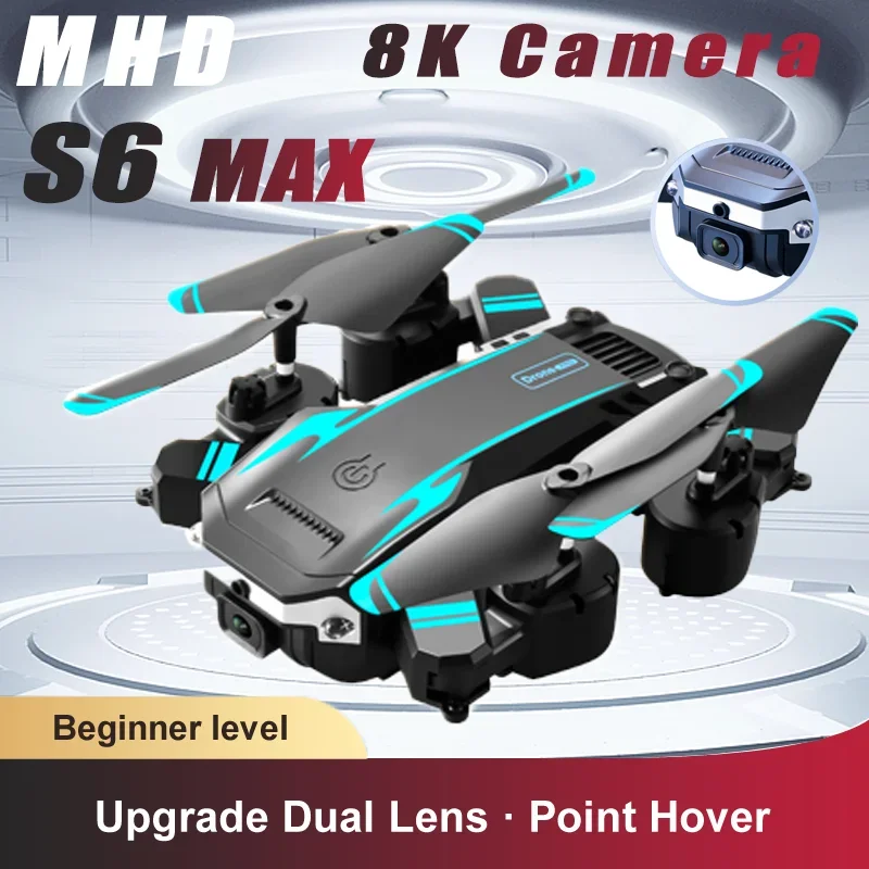 

MHD S6 G6 Drone with 4K Dual Camera Foldable Design Smart Obstacle Avoidance Optical Flow Positioning Professional RC Quadcopter