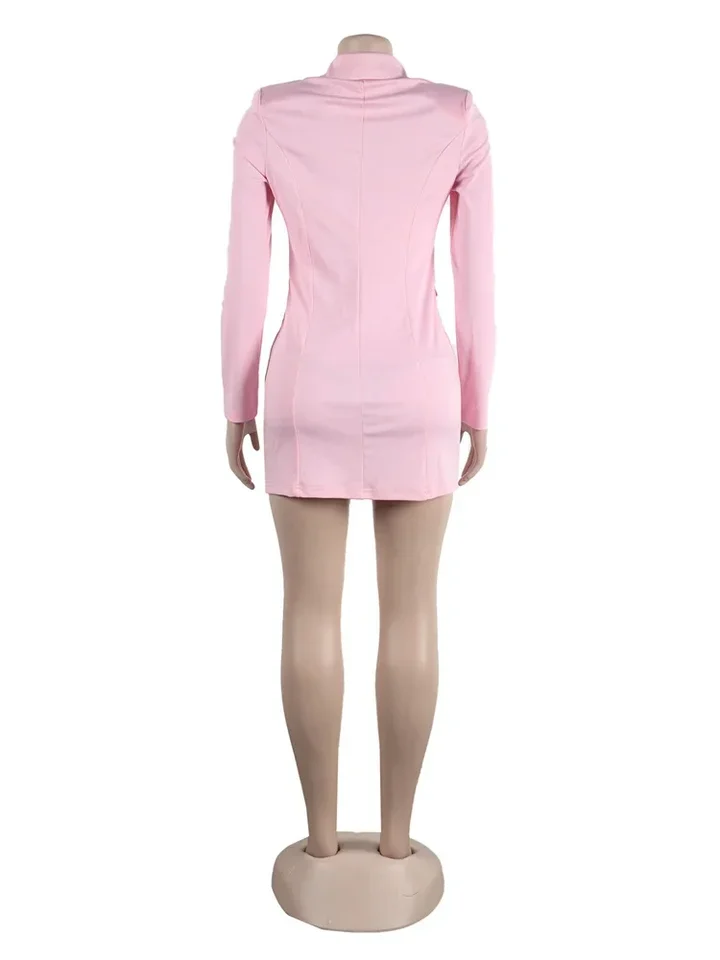 Fall Clothes Casual Dresses For Women Dress Mini Party Club Party Black Long Sleeve Streetwear Dress Women