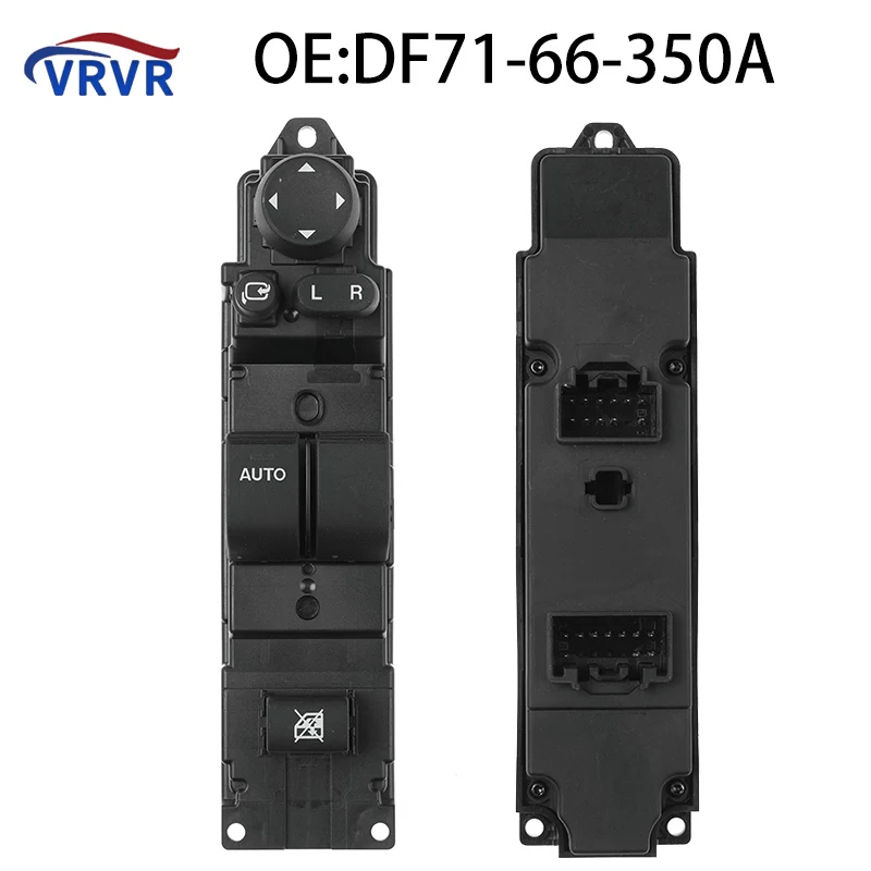 

VRVR DF7166350A DF71-66-350A Car Electric Power Window Control Switch Left Driving 03124290 For Mazda 2