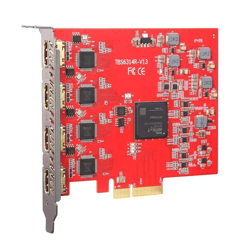 Quad HDMI Raw Data Video Capture Card Streamer IP Encoder