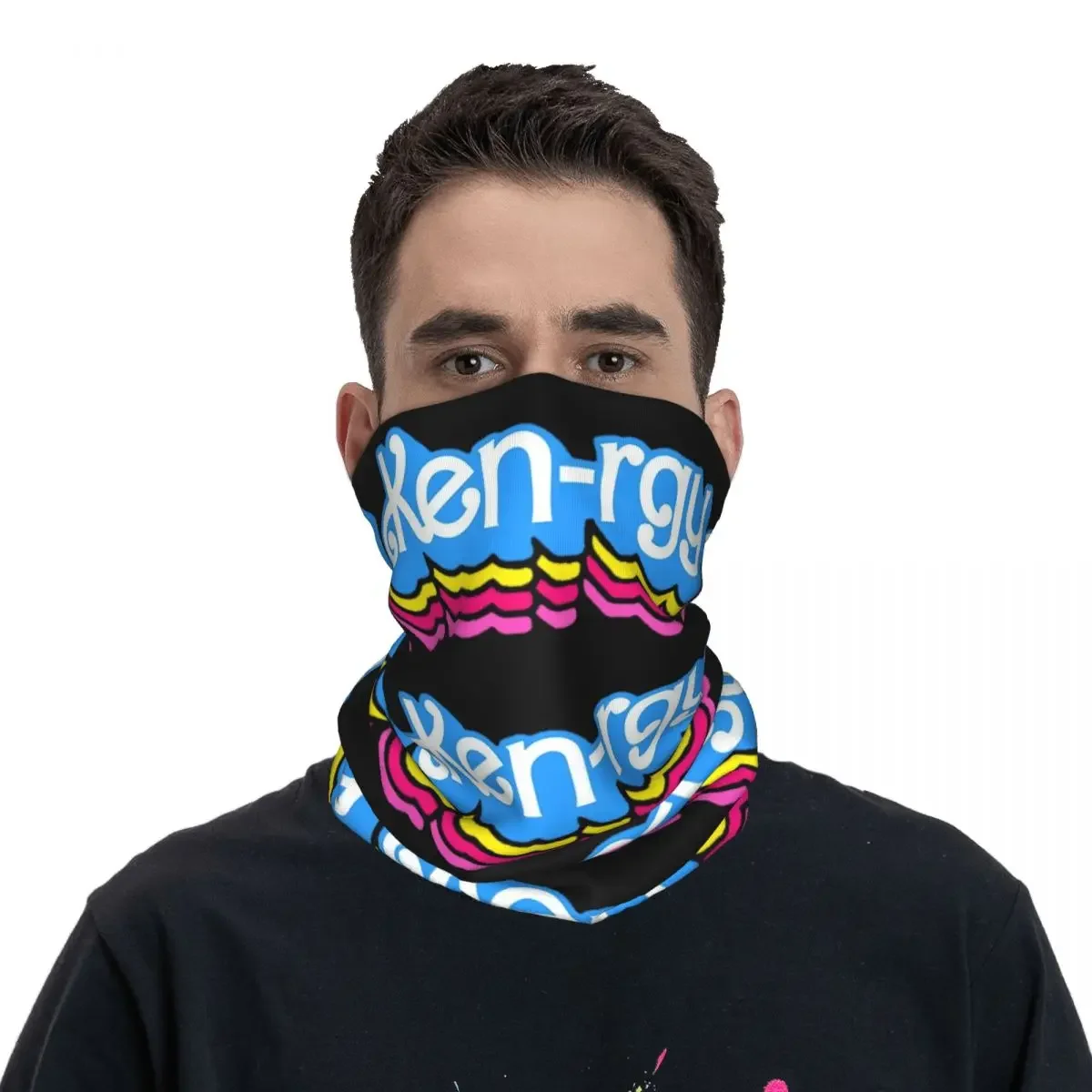 Men Kenergy Kenough Bandana Merch Neck Gaiter Printed New Movie Mask Scarf Warm Headwear For Cycling Breathable