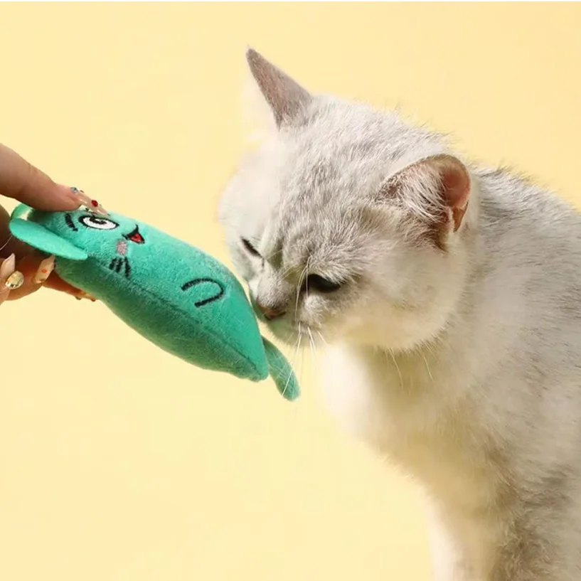Catnip Interactive Plush Mouse - Милые игрушки для кошек: забавные интерактивные