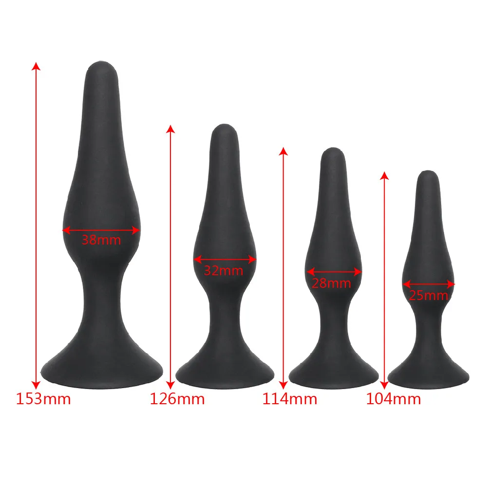 Anal Toys for Adults Ass Sex Butt Plug for Men Women Silicone Dildo Vagina Dilator Prostate Massager Erotic Toys in Couples Game