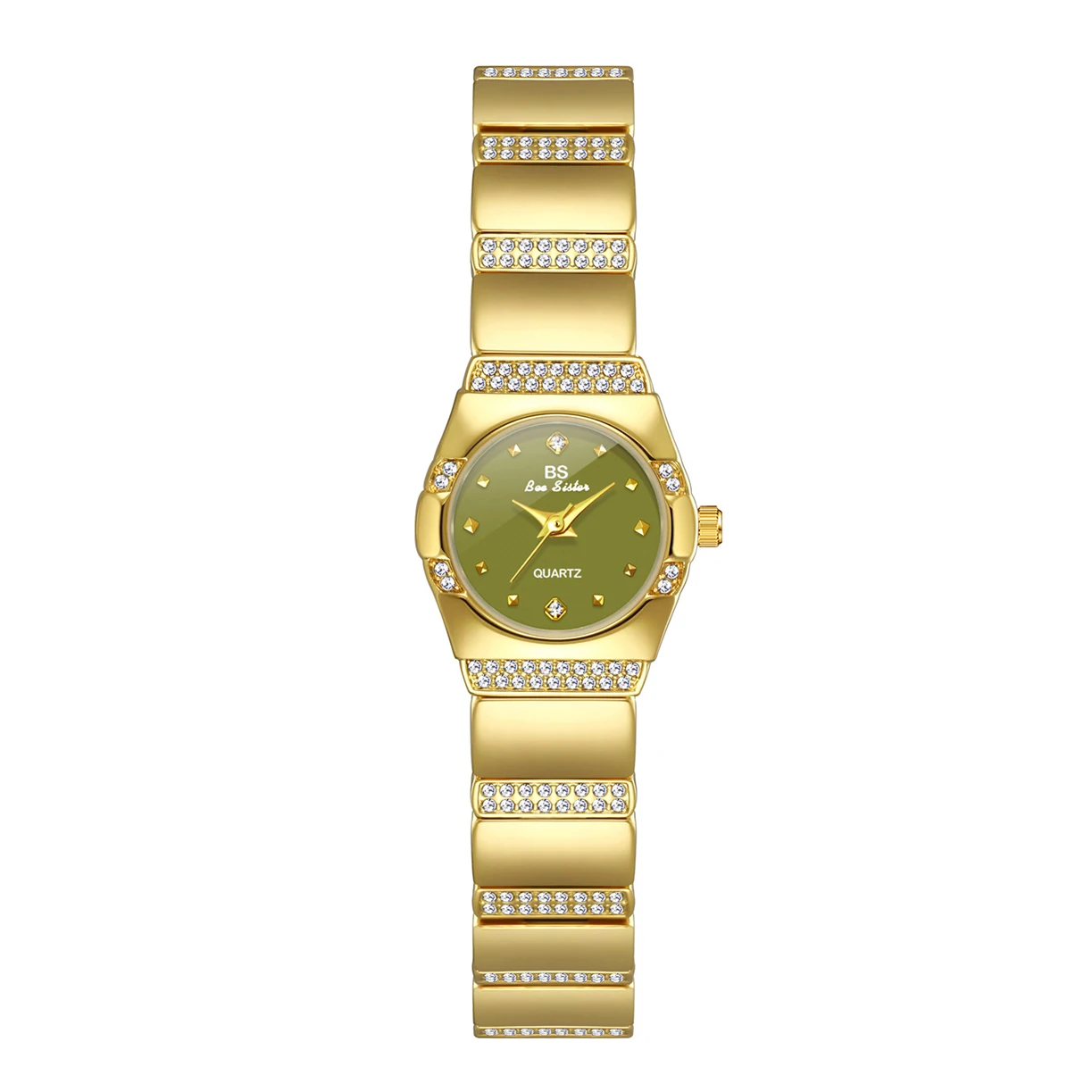 New In Woman Watch 2024 Luxury Green Wristwatch Elegant Dress Ladies Watches Gift