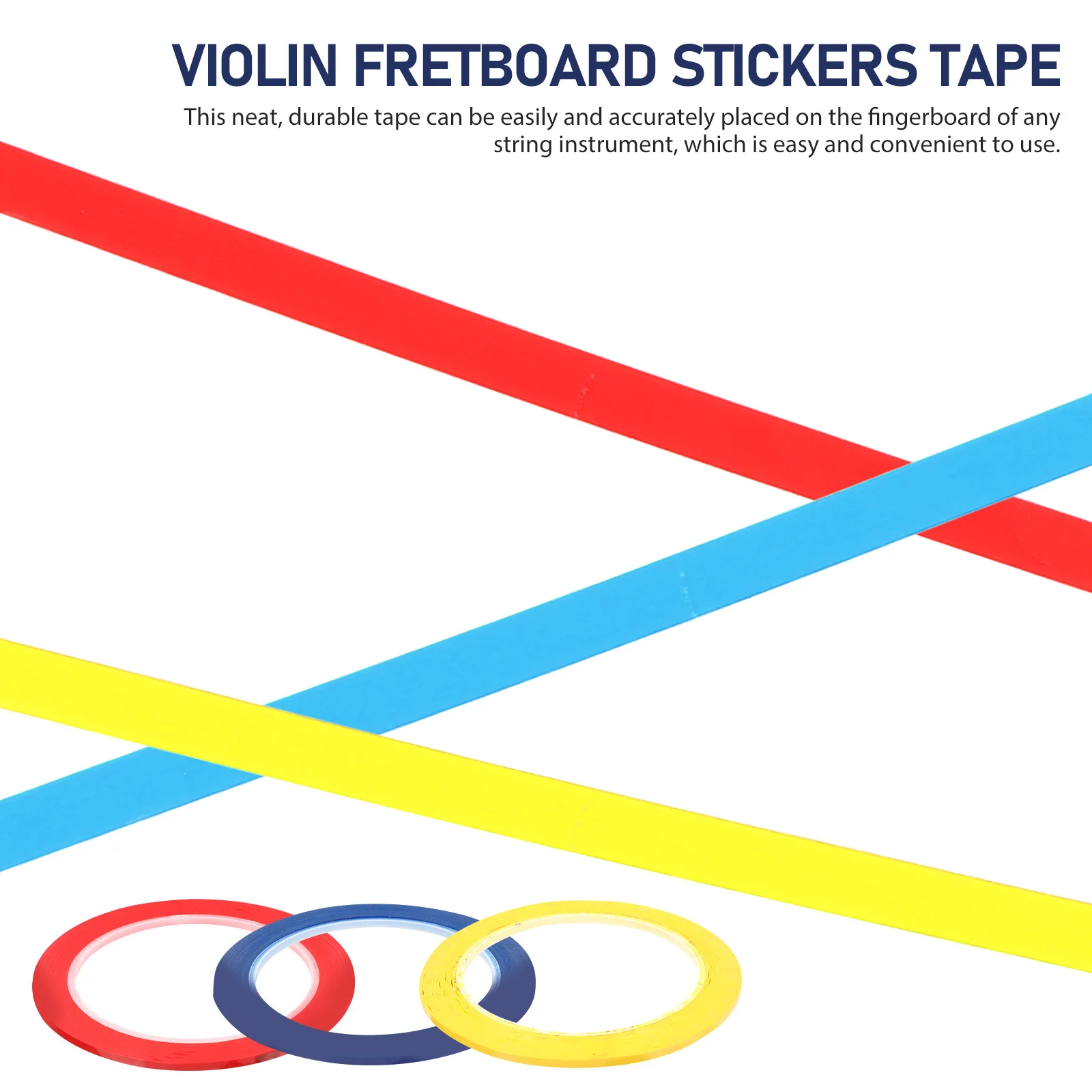 

3pcs 3 Rolls Violin Finger Position Tape Sticker For Fretboard Beginner Learning Tool Violin Practice Accessory Music Instrument