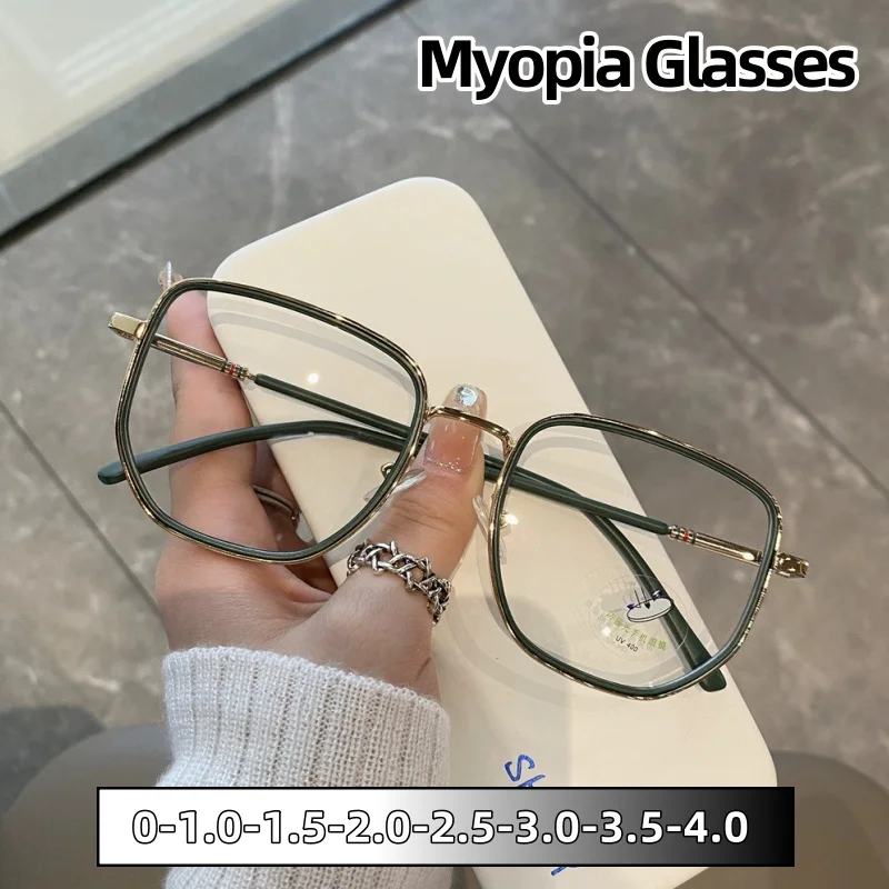 

Unisex Myopia Glasses Anti-fatigue Woman Nearsighted Glasses Vintage Anti-blue Light Short-sighted Eyewear Rotect Our Eyes