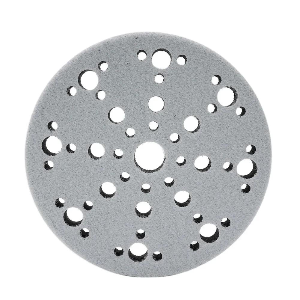 Soft Sponge Interface Pad para Lixar, Gancho e Loop Lixar Discos, Sander Backing, Buffer, 6 Polegada, 150mm, 48 Buracos