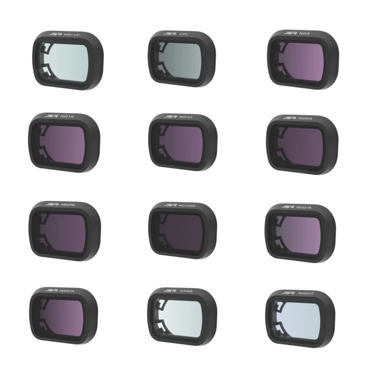 Dropshipping For Mini 4 Pro JSR KB Series Drone Camera Lens Filter 12 In 1 UV CPL ND NDPL STAR