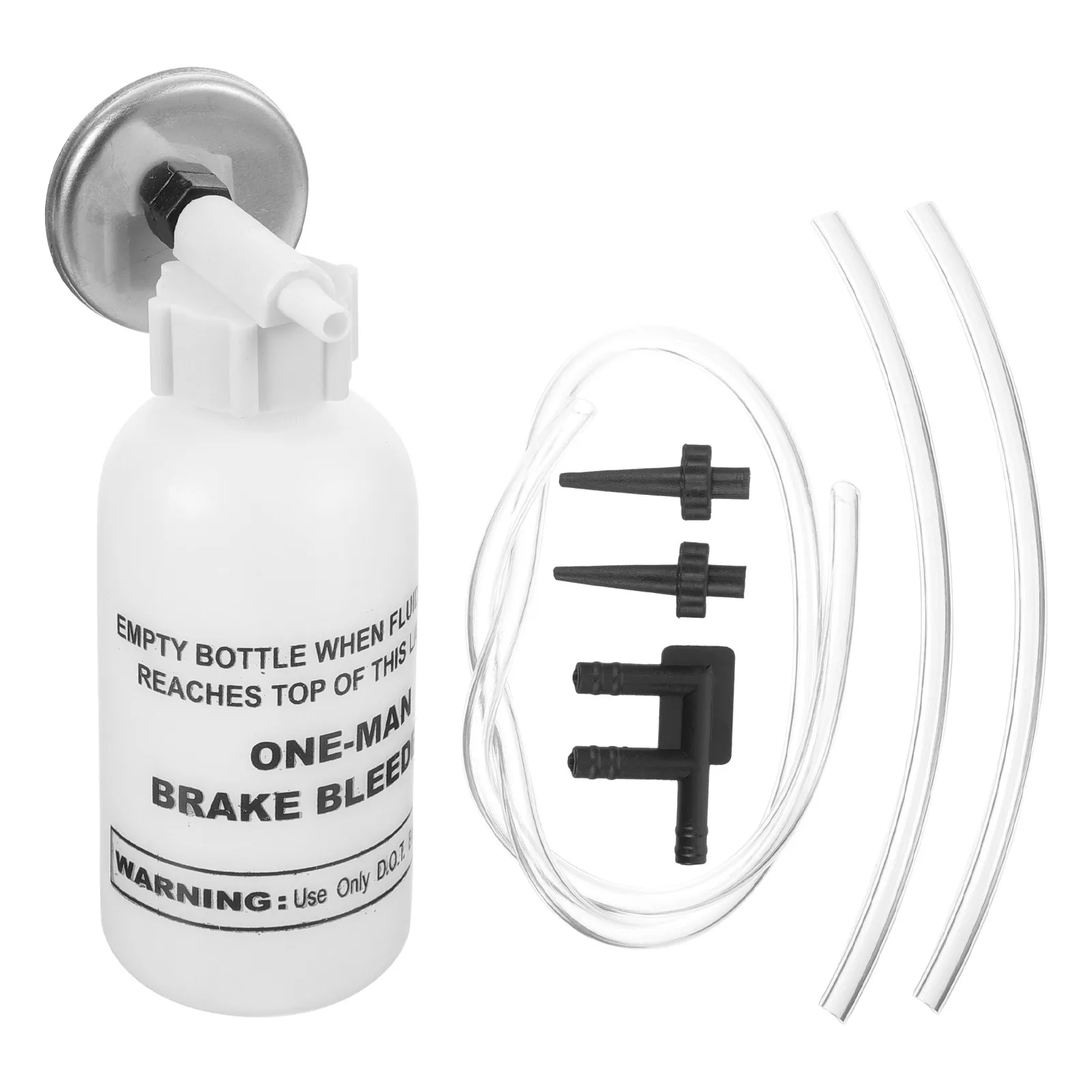 1Set Brake Oil Replacement Machine Automotive Brake Bleeding Bottle Set Compact Mess-Free Design for Drainage