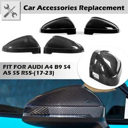 Cubierta de espejo retrovisor lateral, tapas de espejo para Audi A4 A5 B9 2017 2018 2019 2020 2021 2022 2023 S4 RS4 S5 RS5 Allroad Quattro