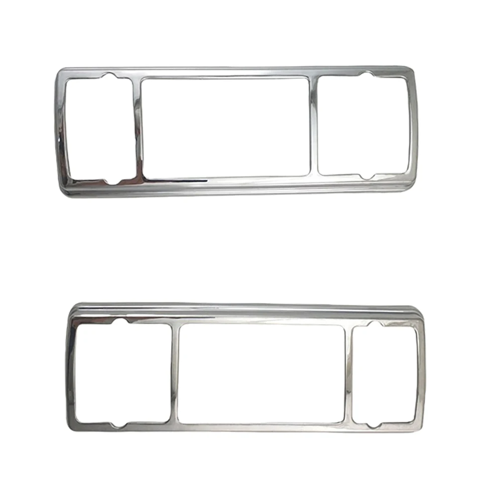 

Car Tail Lamp Cover For Toyota Land Cruiser LC70 FJ70 70 Pickup 1987 - 2004 Car Decoration Upgrade ABS Chrome Plated Silver
