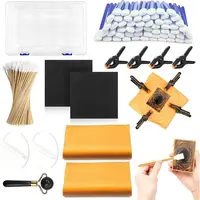 【RECOMENDAR】Suministros imprescindibles para coleccionistas-162 piezas Kit de limpieza de tarjetas comerciales, kit de herramientas para aplanar tarjetas, juego de reparación de tarjetas