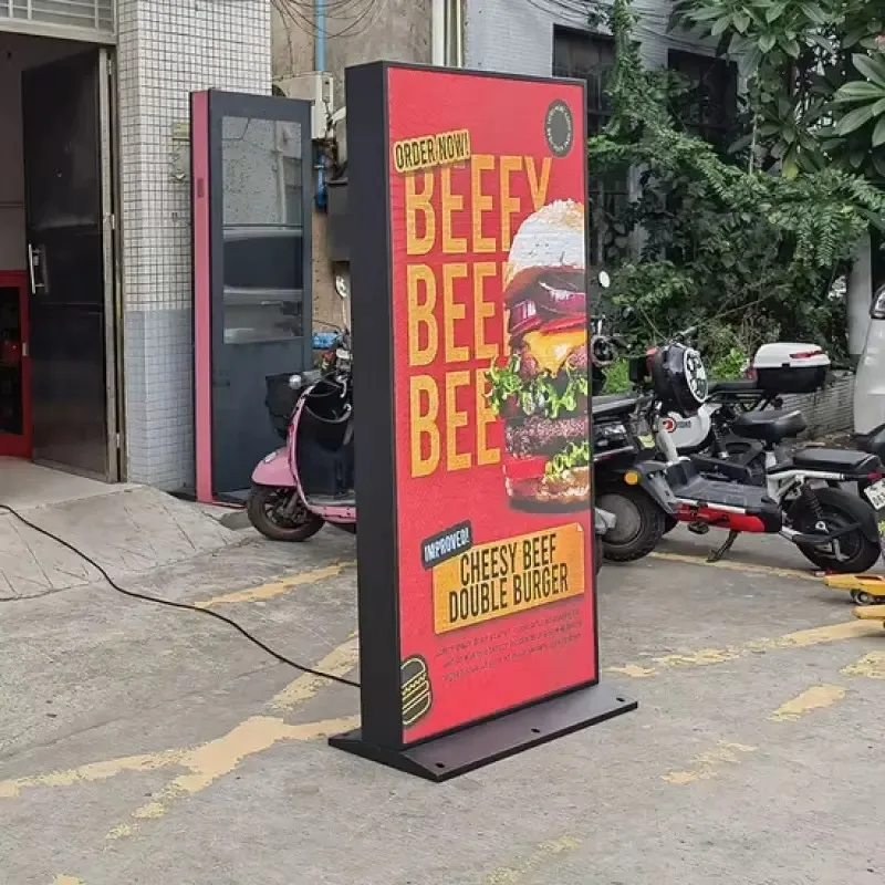 86 Inch Full Color Outdoor LED Digital Advertising Display WiFi LED Screens Video Digital
