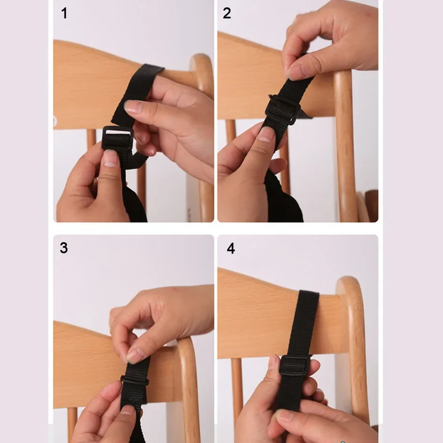 Cinturones de seguridad de cinco puntos para bebé, cinturón Universal de protección para niños pequeños, asiento para el almuerzo, cinturones fijos para dormir en coche, accesorios para cochecito de bebé