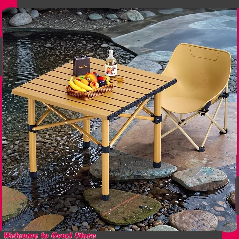 

Modern Luxury Camping Table Foldable Sectional Quality Minimalist Camping Table Dining Balcony Tuinmeubelsets Patio Furniture