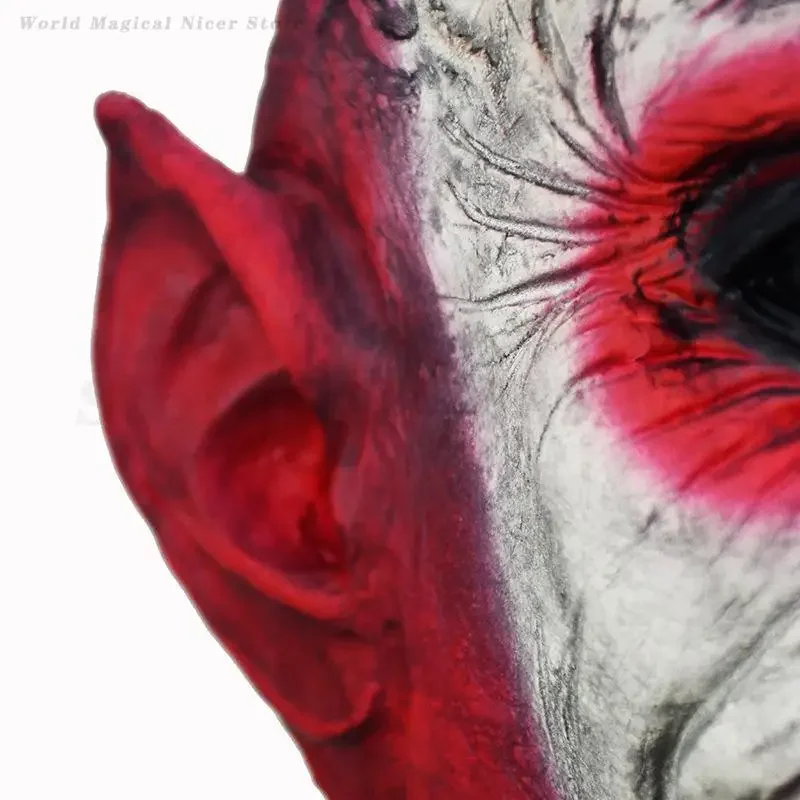 Horror Schurk Circus Carnaval Party Scary Prop Maskerade Halloween Boze Clown Masker Latex Volgelaatsmaskers Hoofddeksels Accessoires