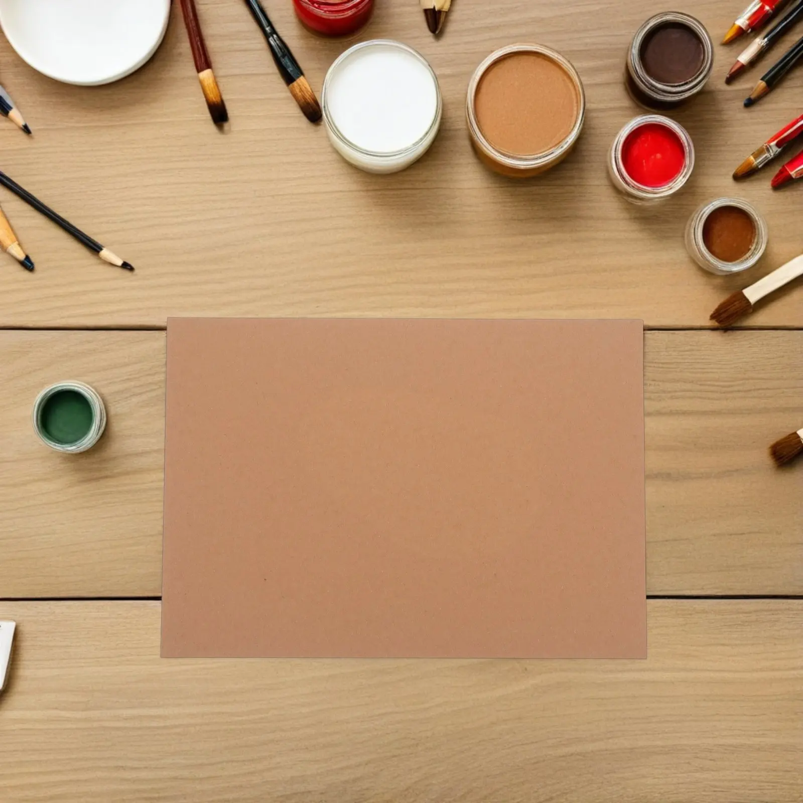 

120 Sheets A4 Blank Kraft Cardstock Paper Smooth Uncoated Heavy Duty Brown Drawing Paper for Sketching Writing Scrapbooking