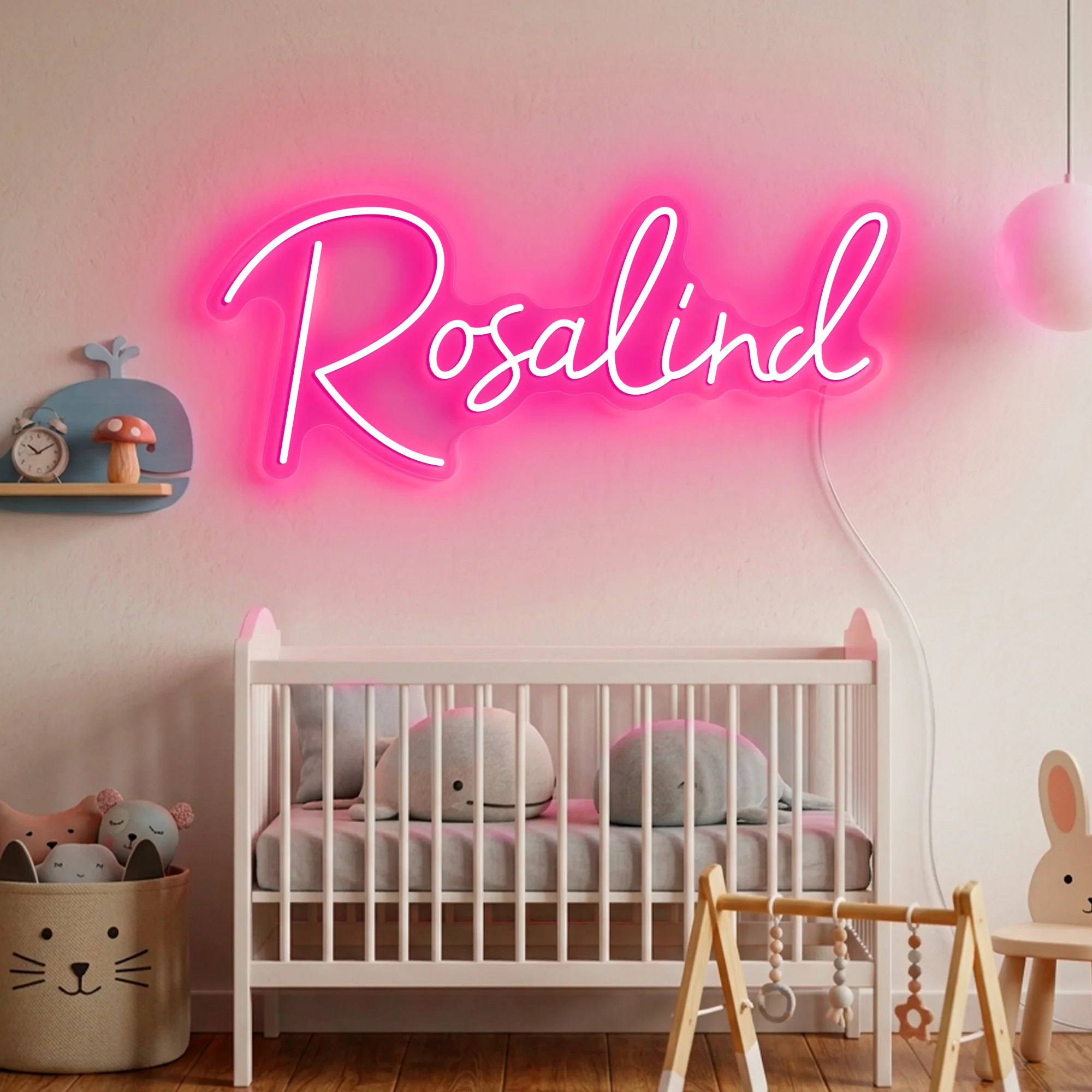 

Custom Neon Sign Kids Name Neon Signs Acrylic Birthday Logo Personalized LED Lights Gifts Family Home Wedding Wall Decor