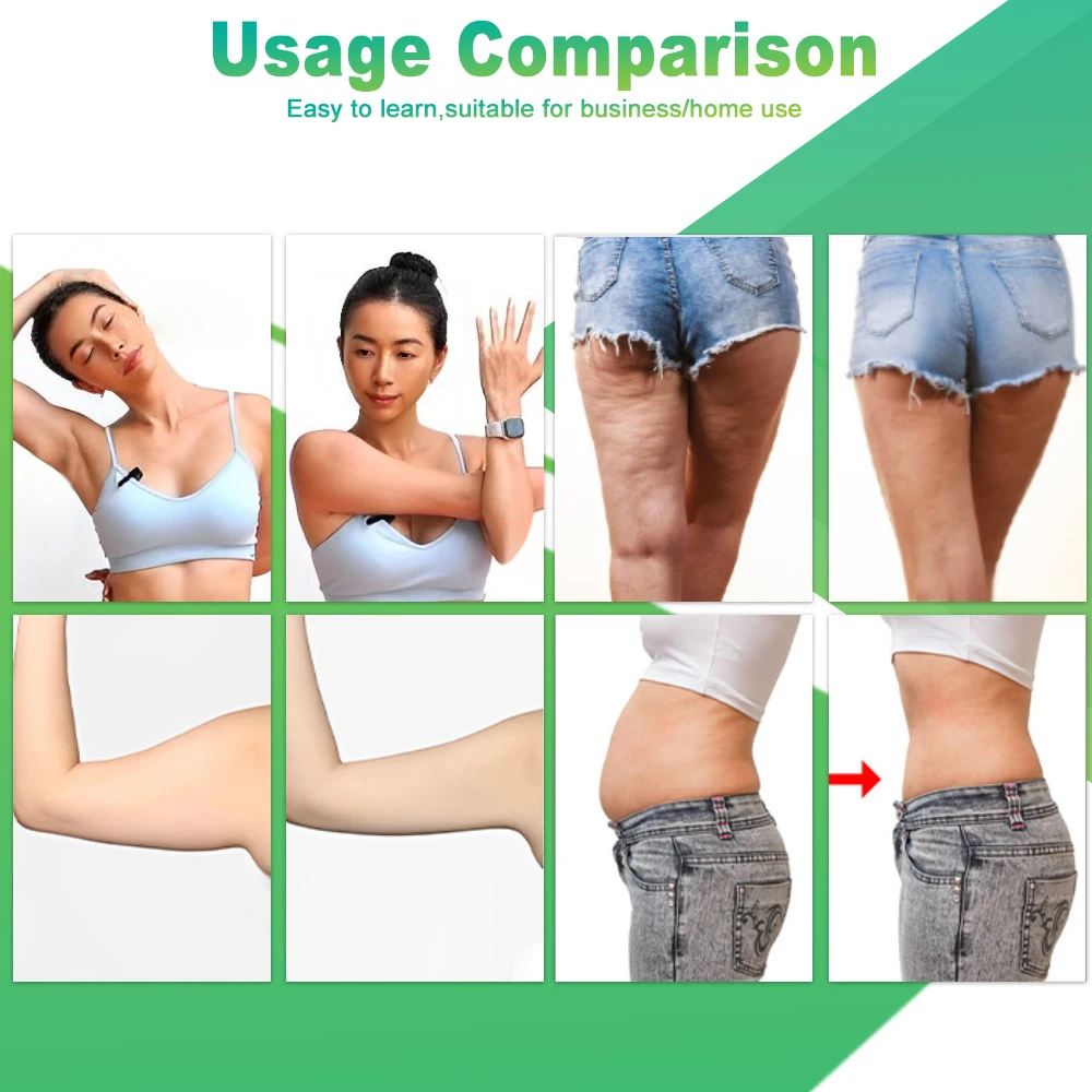 Massageador de tecido profundo 3d portátil para alívio da dor relaxamento muscular queima de gordura emagrecimento dispositivo de massagem elétrica portátil