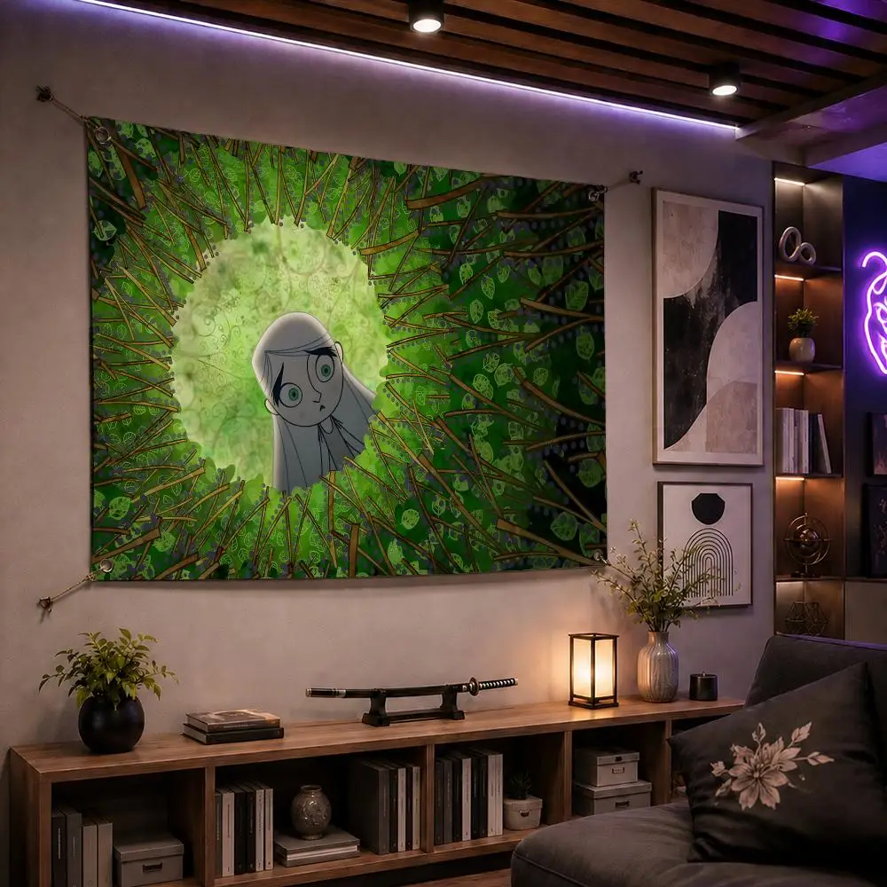 Aesthetic Movie The Secret of Kells Flags Indoor Outdoor Wall Banner Party Decor Large Hanging Wall Backdrop