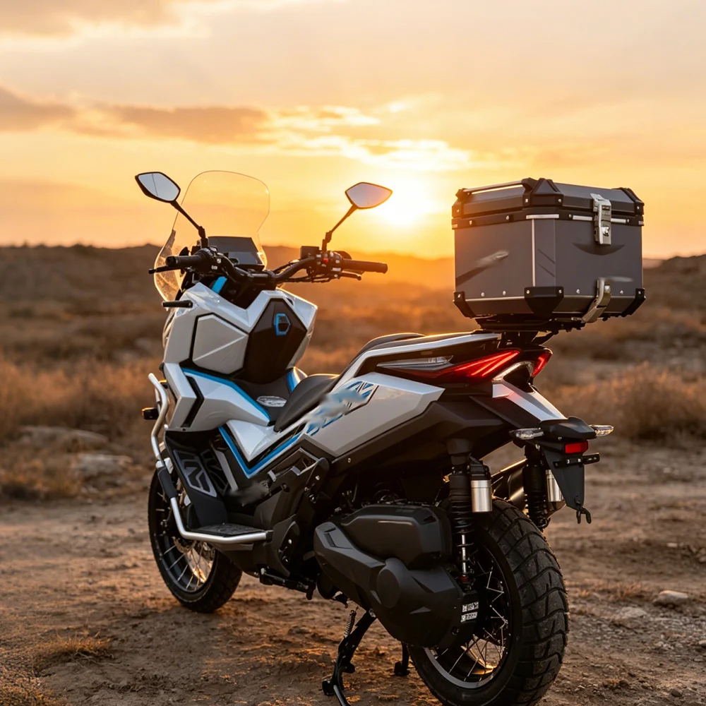 Motorcycle Modified Rear Luggage Rack Trunk Base Support Bracket Compatible with ZONTES 368G Scooter Storage Box Fitting Parts